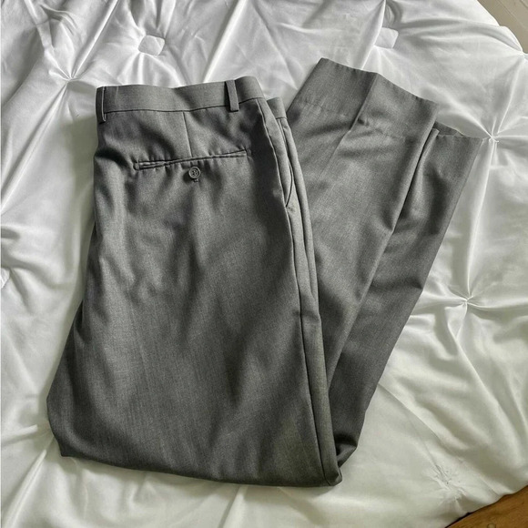 R38 Grey Dress Pants - Picture 1 of 2